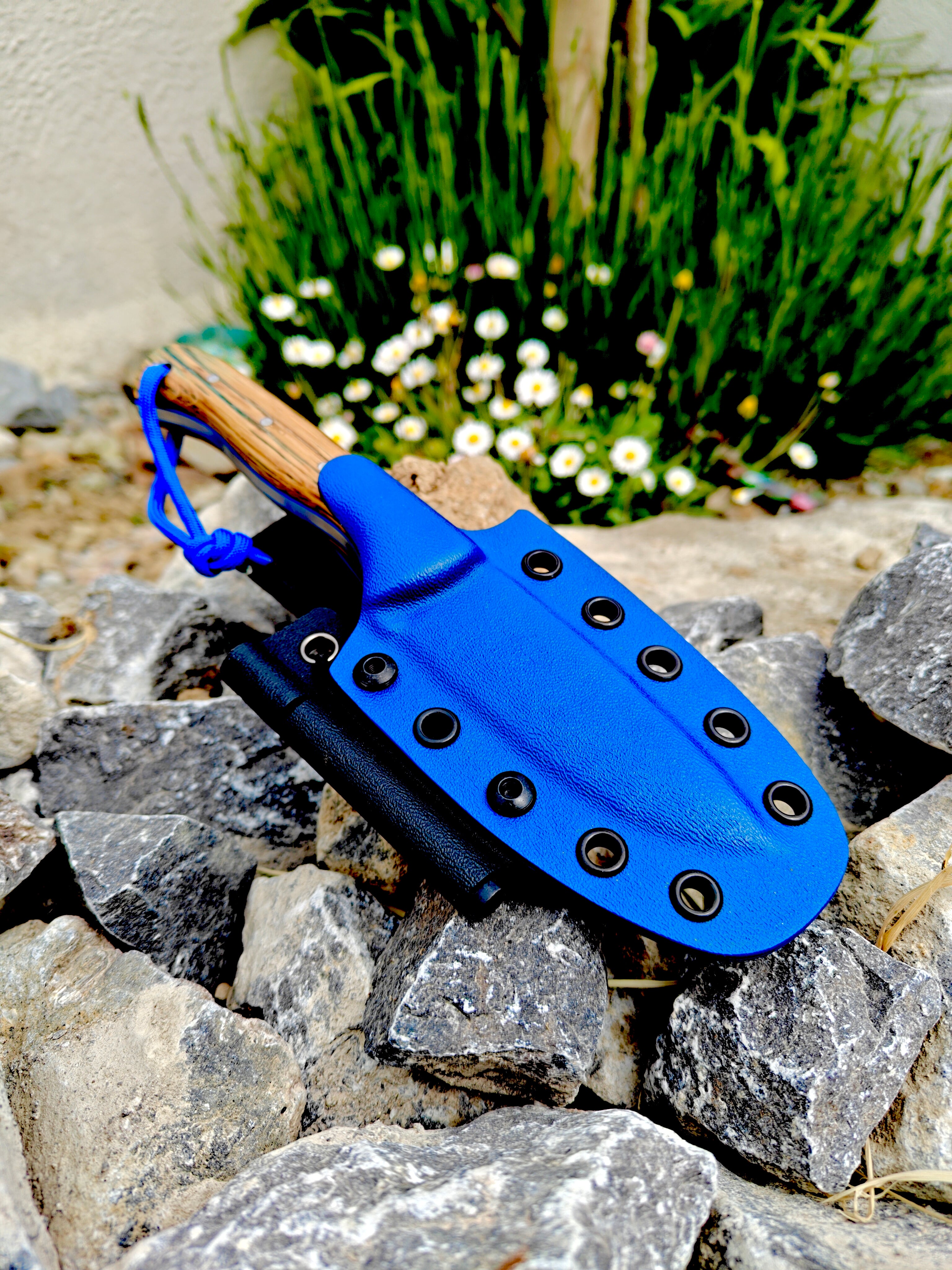 5mm 1095 high carbon steel Bushcraft (blue)