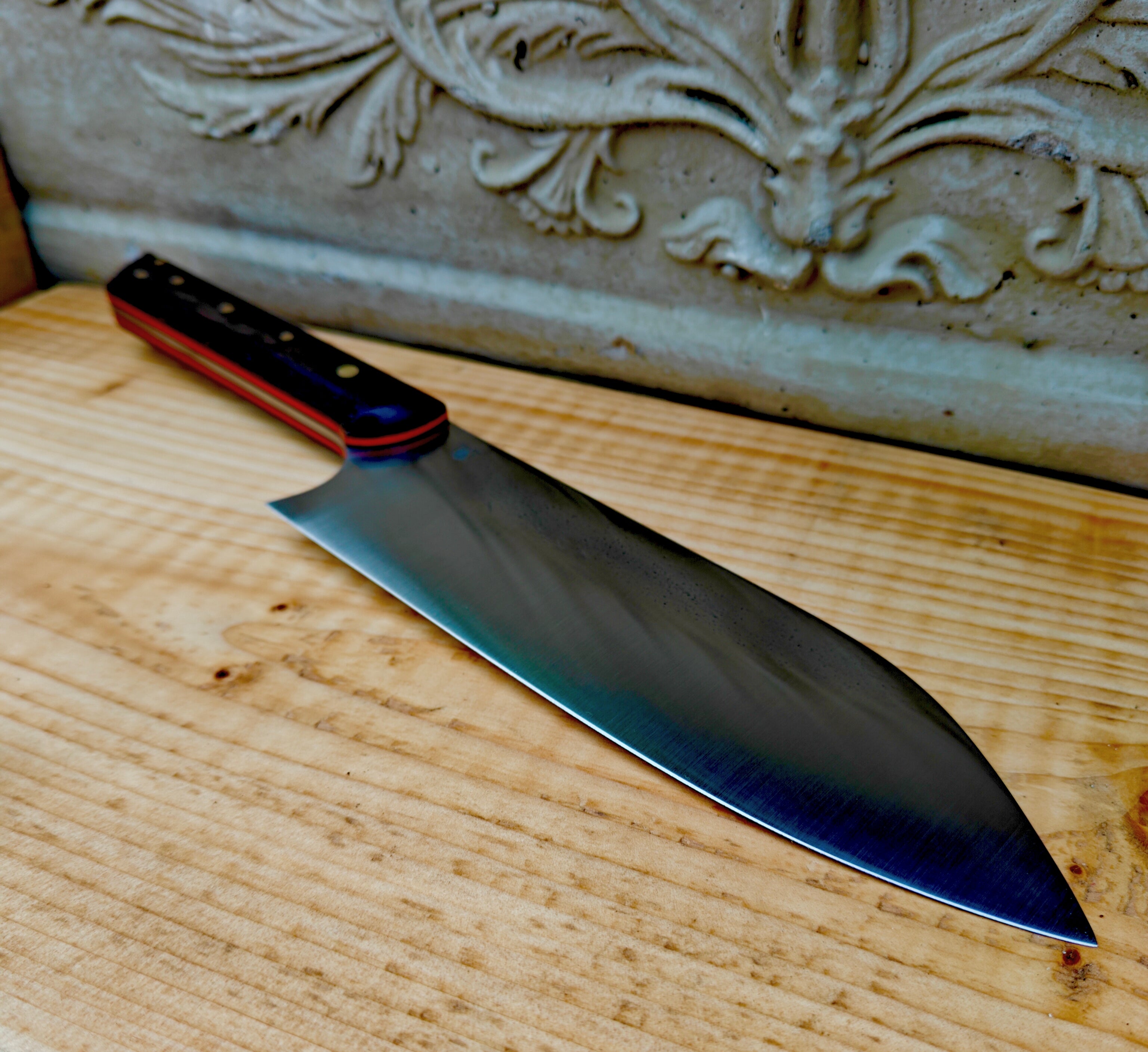 14c28n stainless steel Japanese style ,bog oak