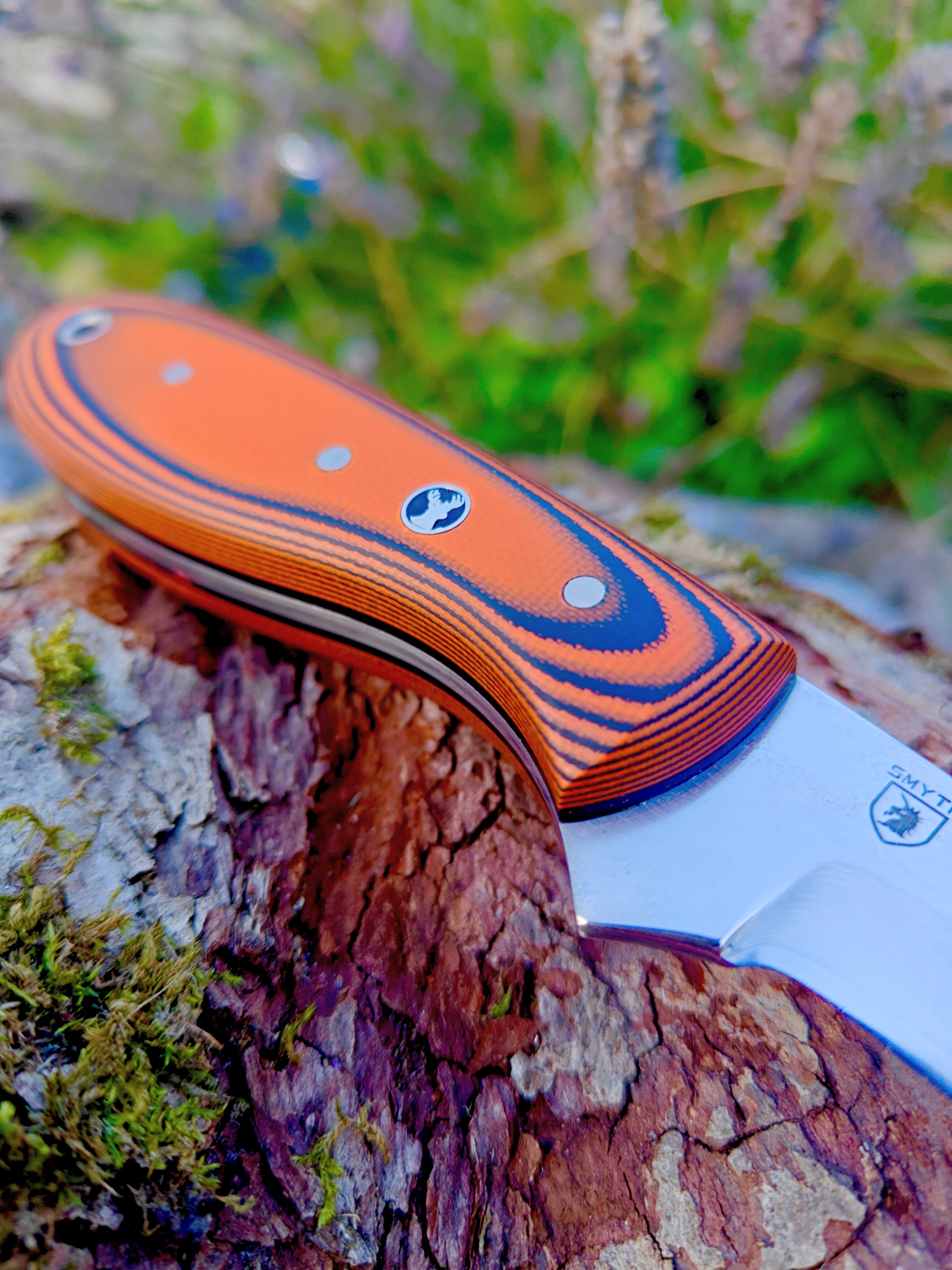 limited edition,Custom stalkers claw, vg10 Damascus stainless steel,hunter orange