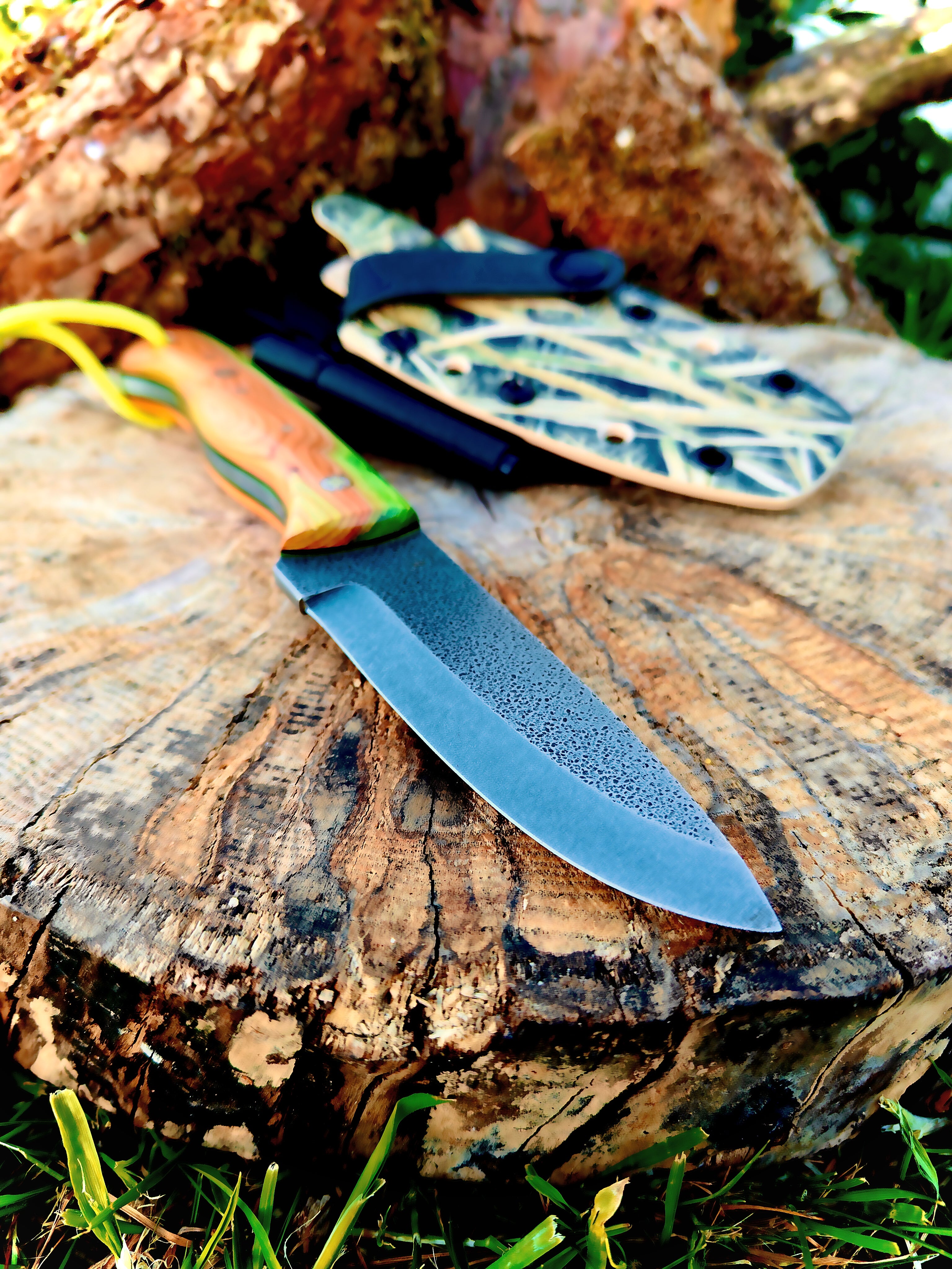 High carbon steel Bushcrafter