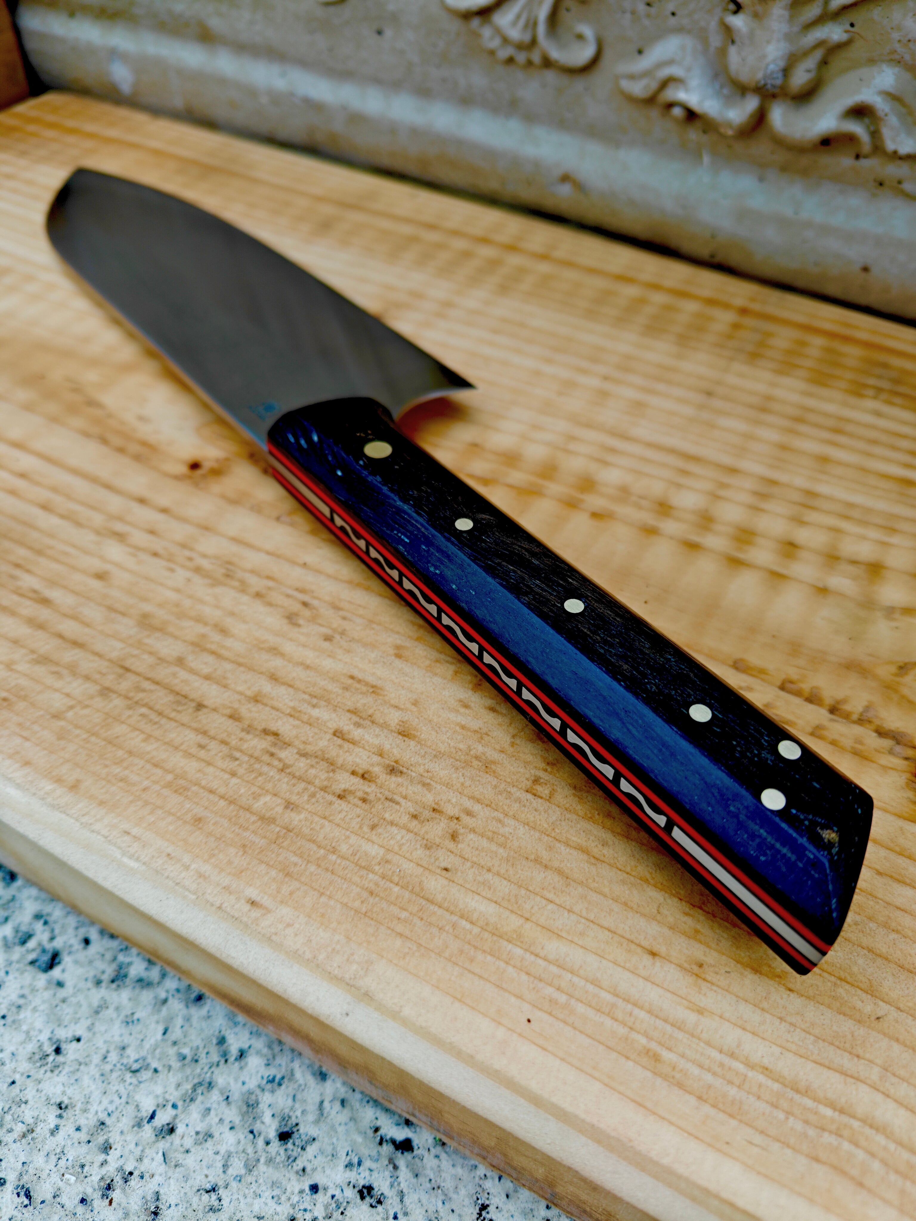 14c28n stainless steel Japanese style ,bog oak