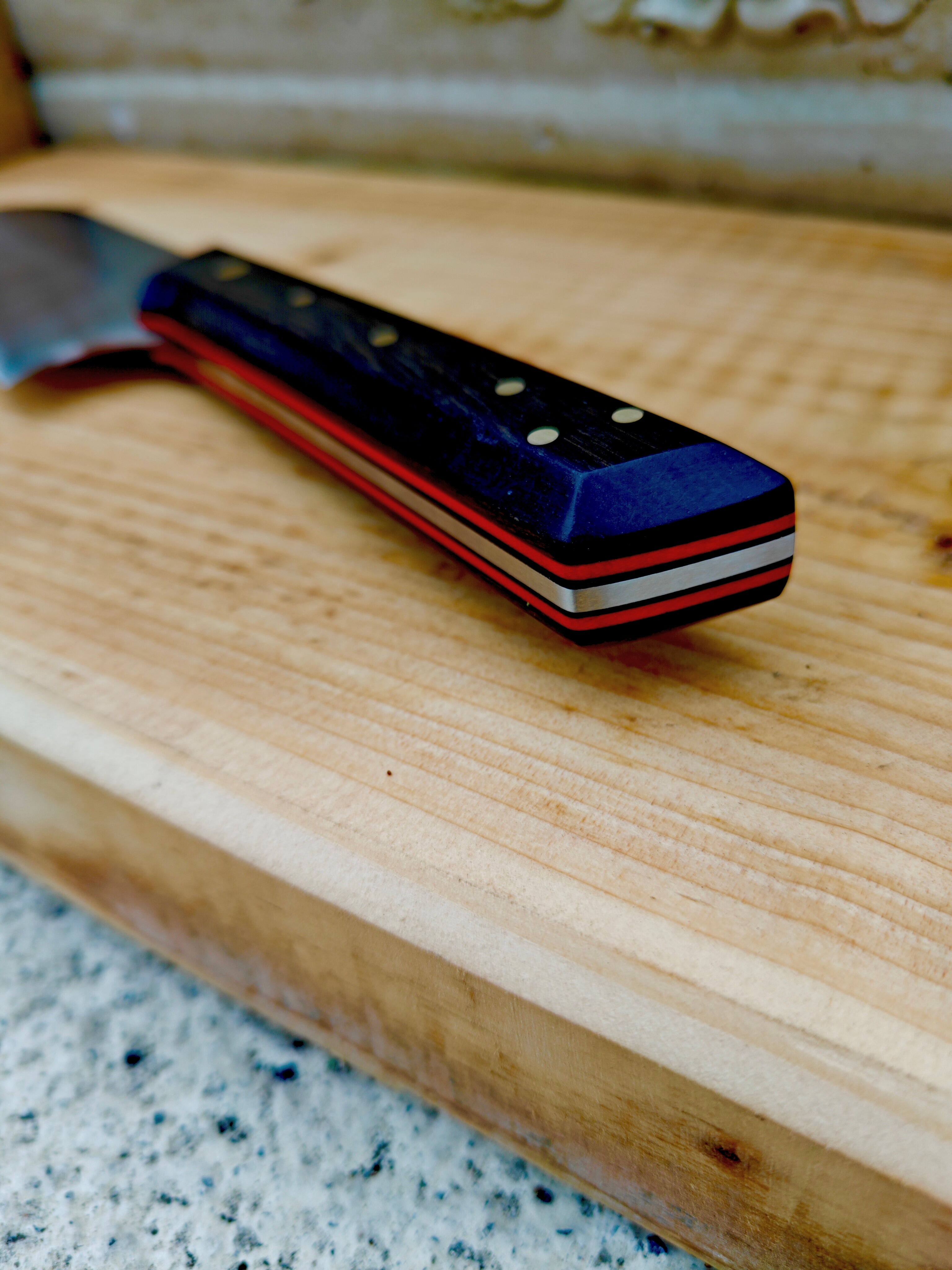 14c28n stainless steel Japanese style ,bog oak