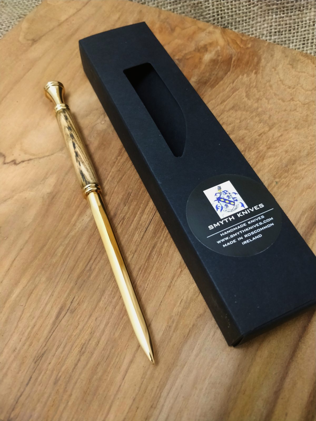 24ct gold plate letter opener